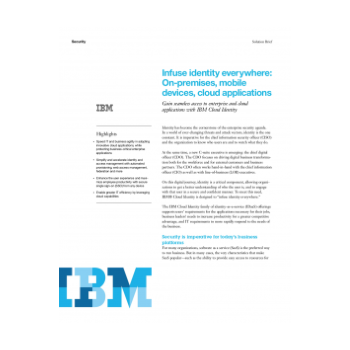 Cloud Identity Connect Solutions Brief