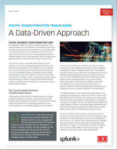 Digital Transformation Trailblazing: A Data-Driven Approach