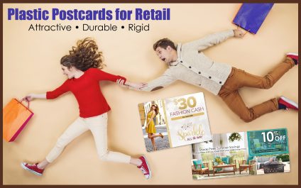 Why retailers should take advantage of plastic postcards