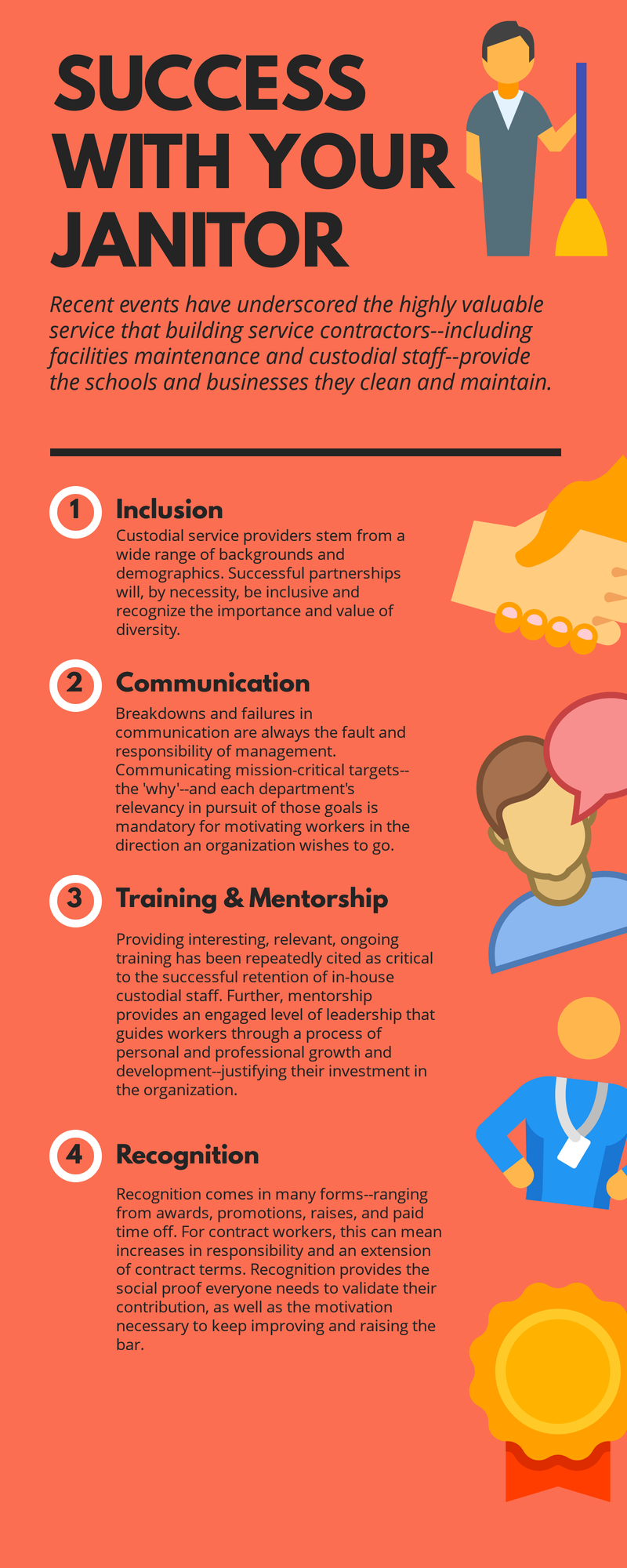 Tips for Success With Your Janitor - Infographic