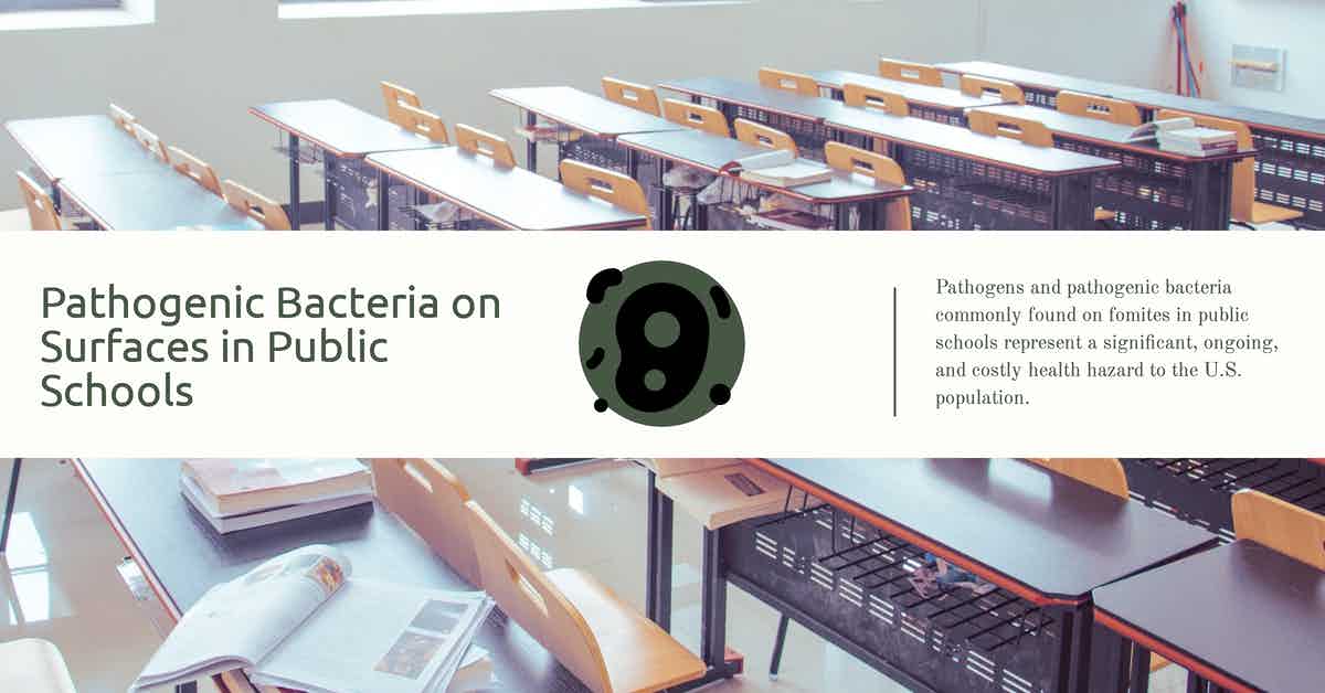 Pathogenic Bacteria on Surfaces in Public Schools