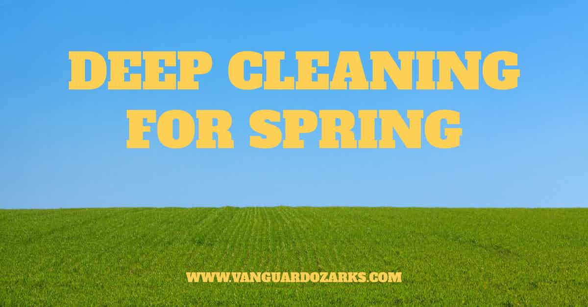 Deep Cleaning for Spring
