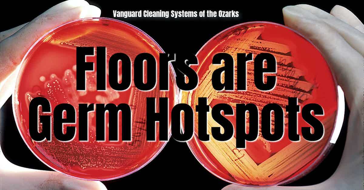 Floors are Germ Hotspots