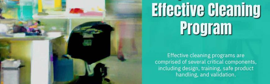 Components of an Effective Cleaning Program