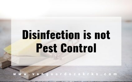 Disinfection is not Pest Control