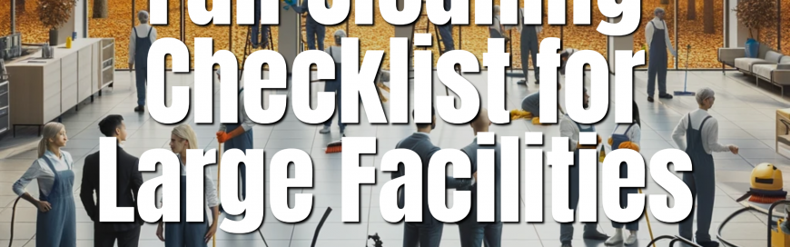 Fall Cleaning Checklist for Large Facilities