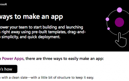 Three ways to make an app