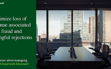 Minimize loss of revenue associated with fraud