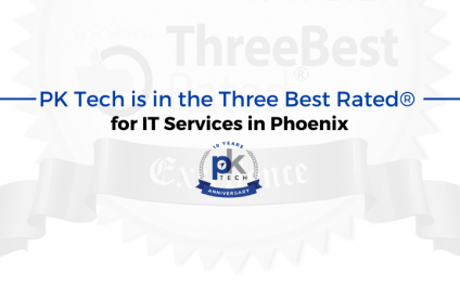 PK Tech is in the Three Best Rated® for IT Services in Phoenix