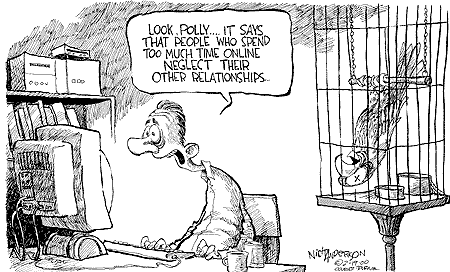 Internet: communicate or isolate? Maybe it’s a little of both.