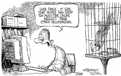 Internet: communicate or isolate? Maybe it’s a little of both.