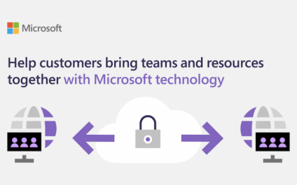Help customers bring teams and resources together with Microsoft technology