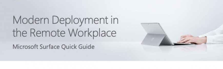 Modern Deployment in the Remote Workplace