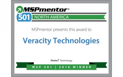 Veracity Technologies Ranked Among Top 501 Managed Service Providers by Penton Technology’s MSPmentor