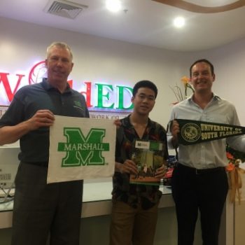 เวิลด์เอ็ดที่ 1 เรียนต่ออเมริกา ได้รับเกียรติจาก Oregon State University / Washington State University / University of South Florida / University of Alabama at Birmingham / Marshall University ให้เป็นตัวแทนในการจัดงานแนะแนวการศึกษาต่อ