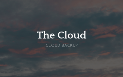 How can I backup my data to the cloud?