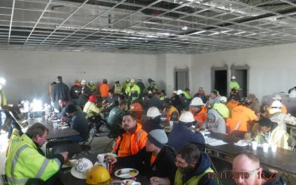 Subcontractor Appreciation Lunch at Third Creek Middle School