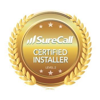 Certified installers of SureCall amplifiers
