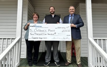 IntelliSystems Gifts $2,500 to Children’s Place Guardian Angel Program