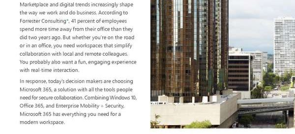 Microsoft 365 Office Flyer