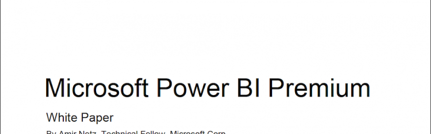 Microsoft Power BI Premium