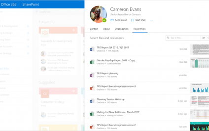 Introducing the new Office 365 profile experience