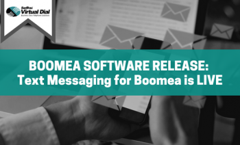 Text Messaging for  Boomea is LIVE