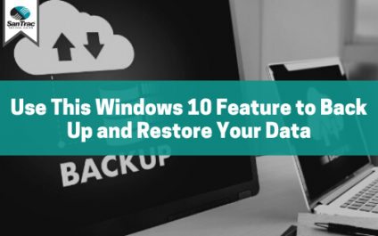 Use this Windows 10 feature to back up and restore your data