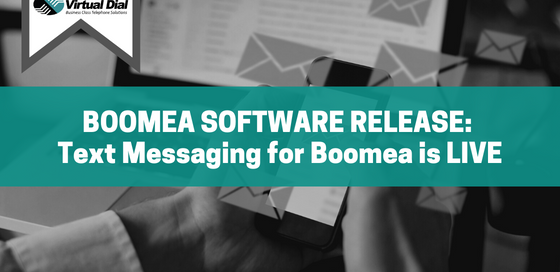 Text Messaging for Boomea is LIVE
