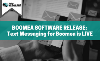 Text Messaging for Boomea is LIVE