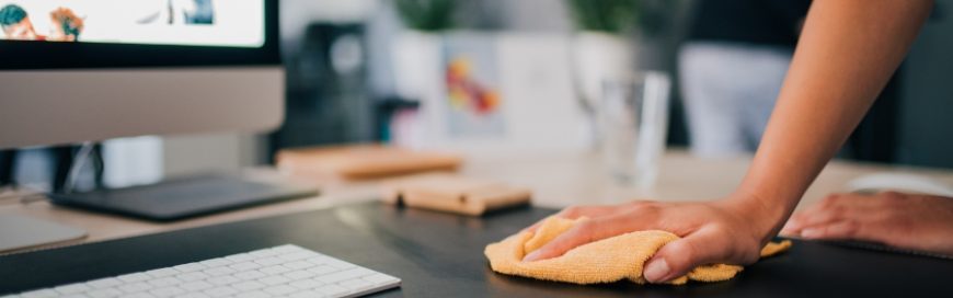 Keep your workspace productive: Tips for cleaning your computer and mobile devices