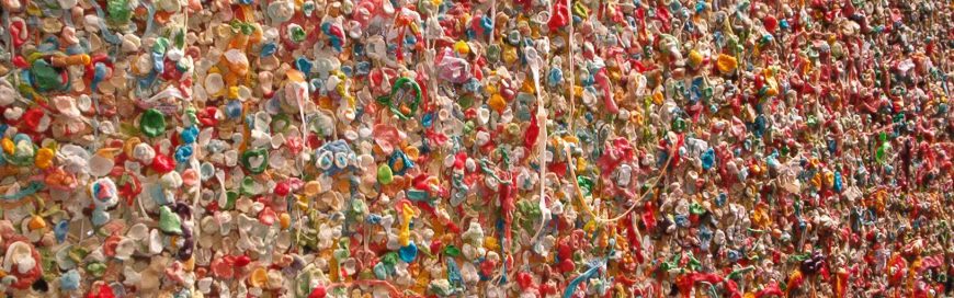 Decorate Your Walls With Gum!