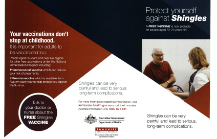 Shingles Vaccinations