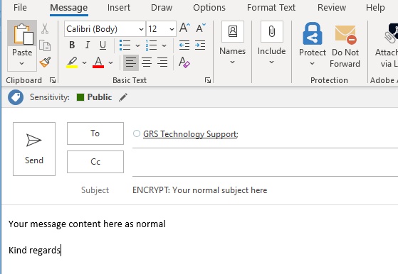 How to Encrypt Email in Outlook 2016 - Information Technology Services