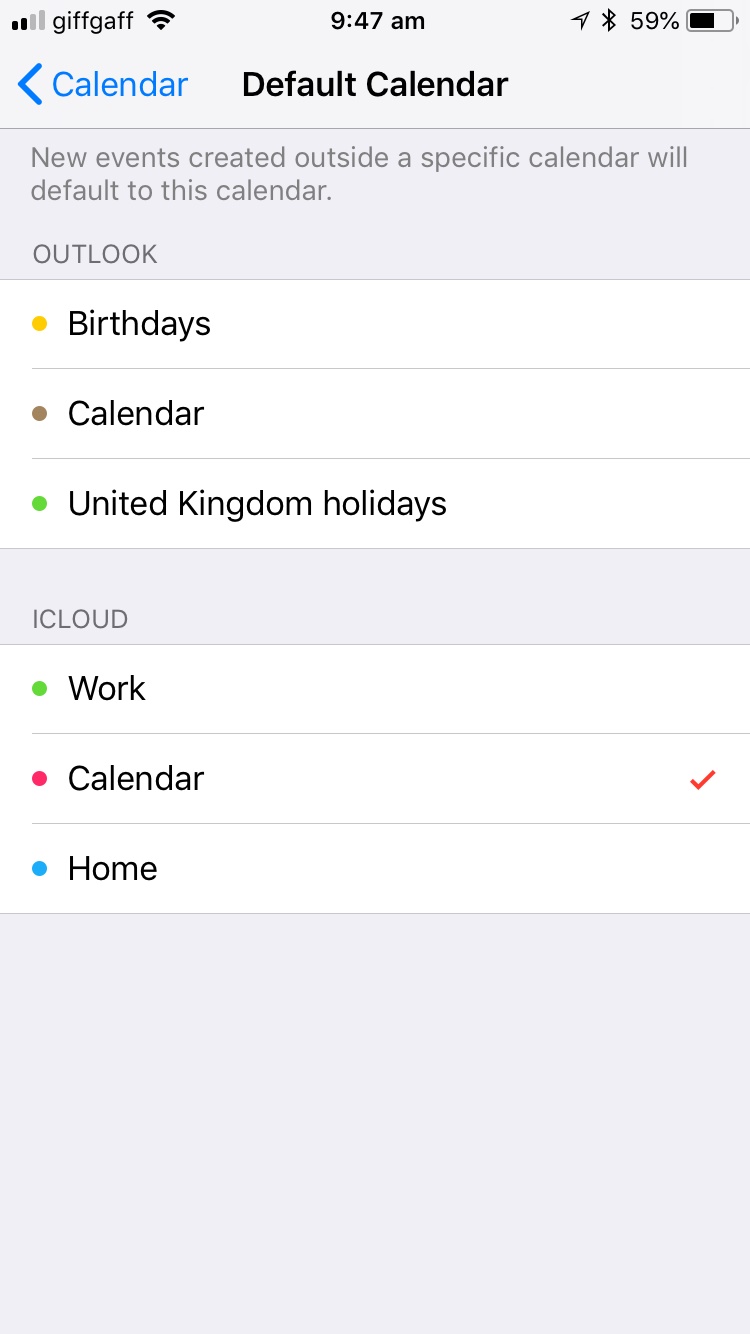 How to change default calendar on iPhone GRS Technology Solutions