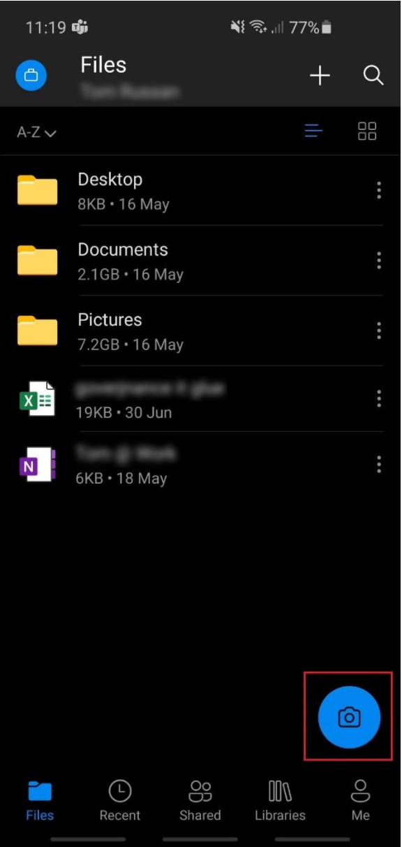 how to edit a onedrive documents i download android