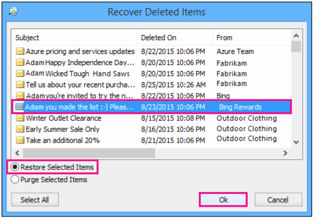 How to recover deleted items in Outlook GRS Technology Solutions