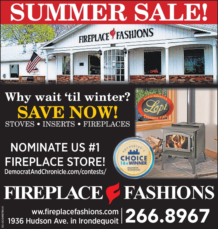 Fireplace Fashions Rochester, NY Wood, Gas & Electrical Fireplace