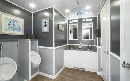 It’s a Restroom Trailer, but “Oh, My, Wait ‘Til You See What’s On the Inside!”
