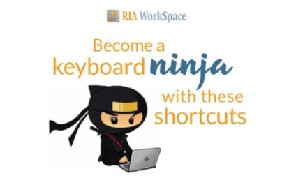 Become a keyboard Ninja with these shortcuts - Chicago | RIA Workspace