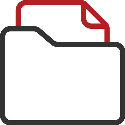 Cloud law management software, document management icon